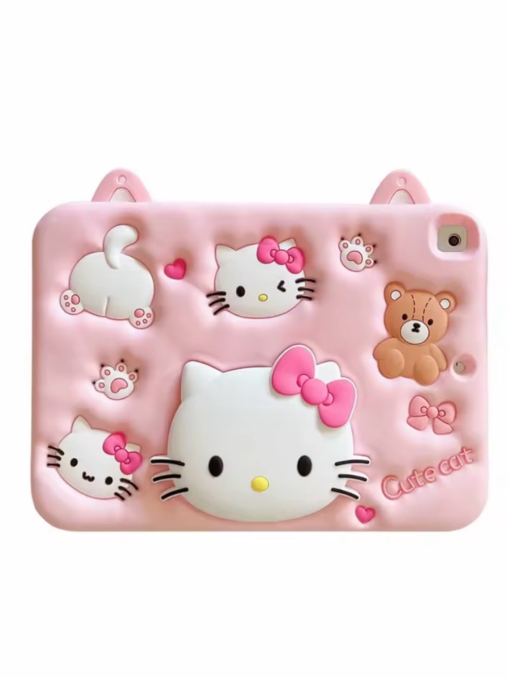 Pink Hello Kitty 3D Silicone Phone Case - Picture 2 of 7